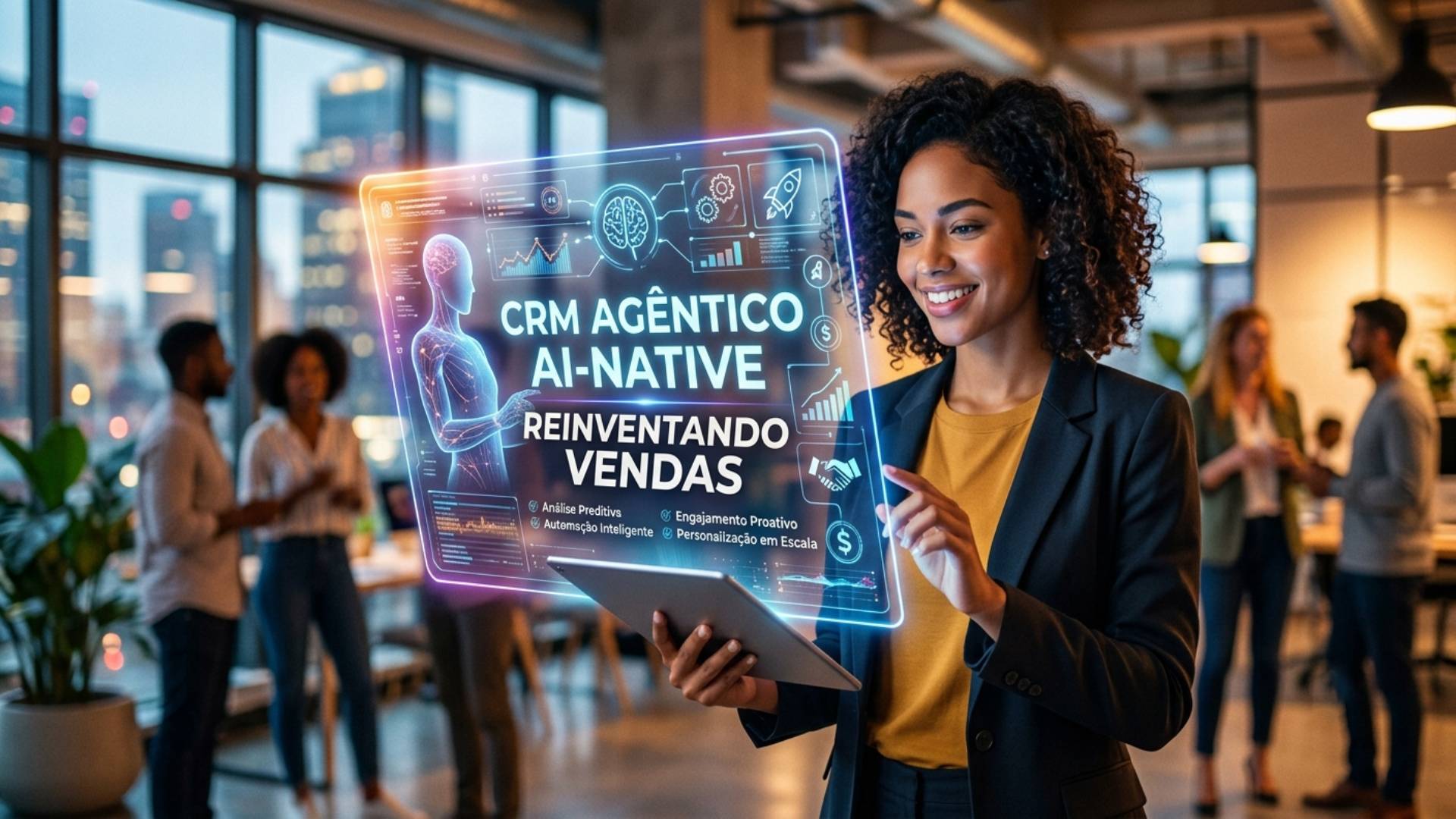 CRM Agêntico AI-Native: O Futuro das Vendas Já Começou